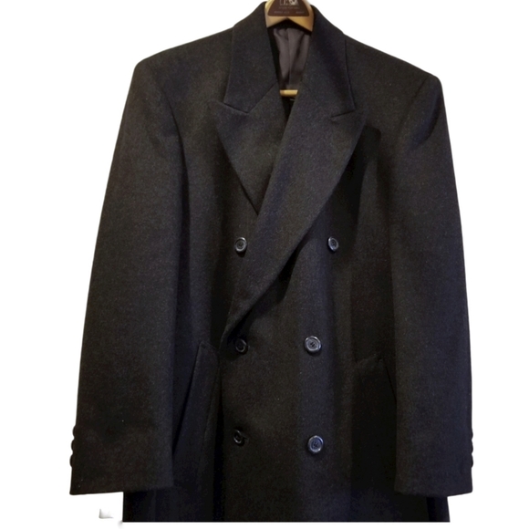 Petrocelli Men's Cashmere Blend Overcoat - Picture 2 of 10
